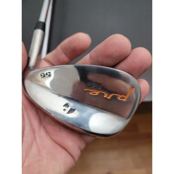 Pinemeadow Pre SS Steel Shaft Regular Flex 56 degree S Sand Wedge Iron Cover RH - Picture 3 of 9